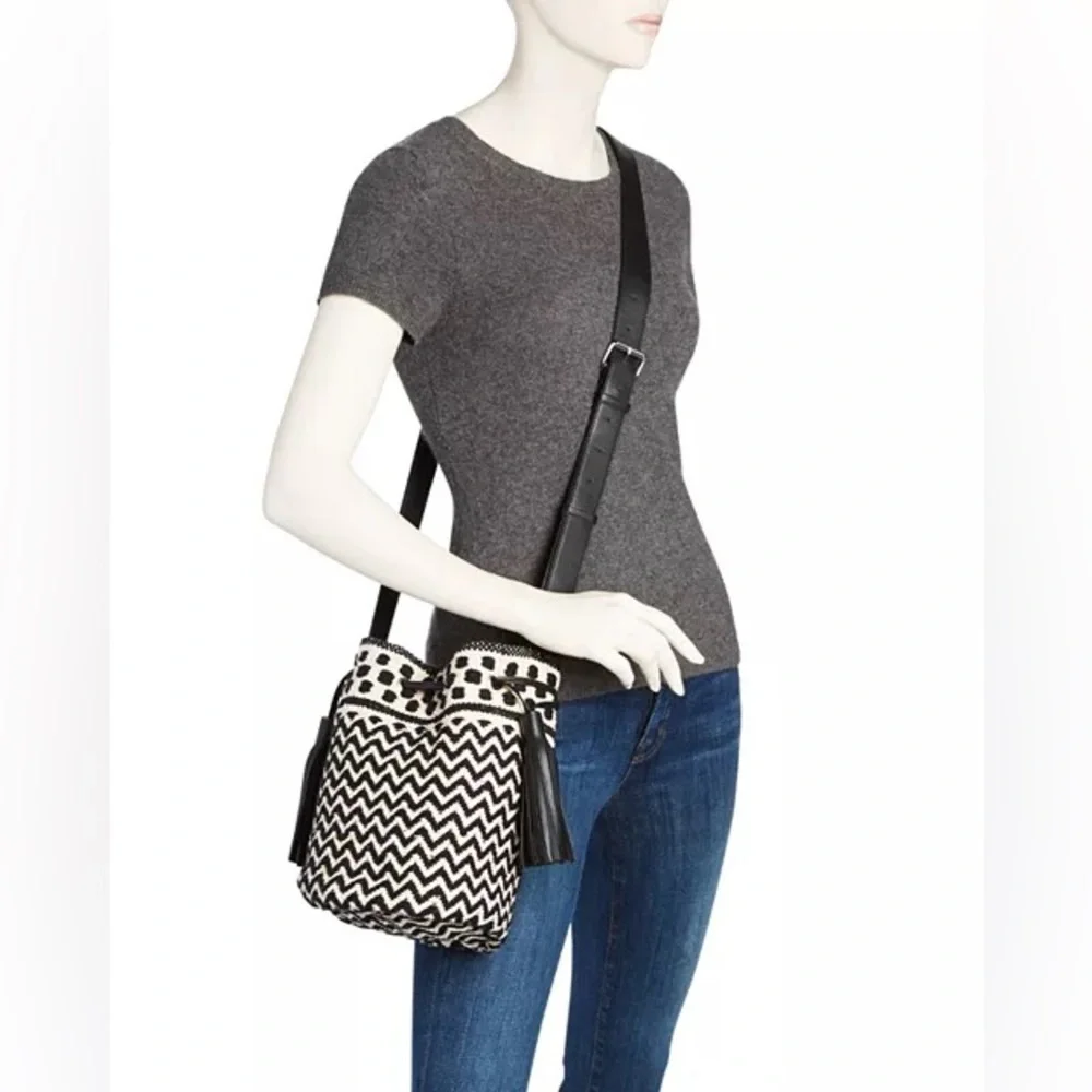 Rebecca Minkoff Sol Knit Bucket Bag like new!